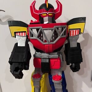 Mighty Morphin Power Rangers Megazord‎ 2015 Large 27" Lights Up Tested